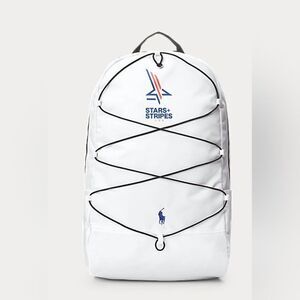 NWT Polo Ralph Lauren Stars + Stripes Backpack White